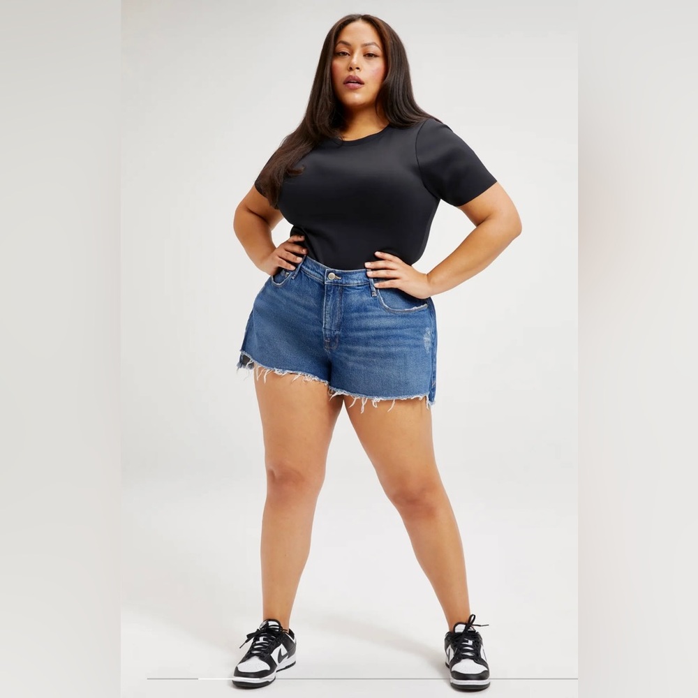 Good American Denim Good ’90S Shorts Size 13/32